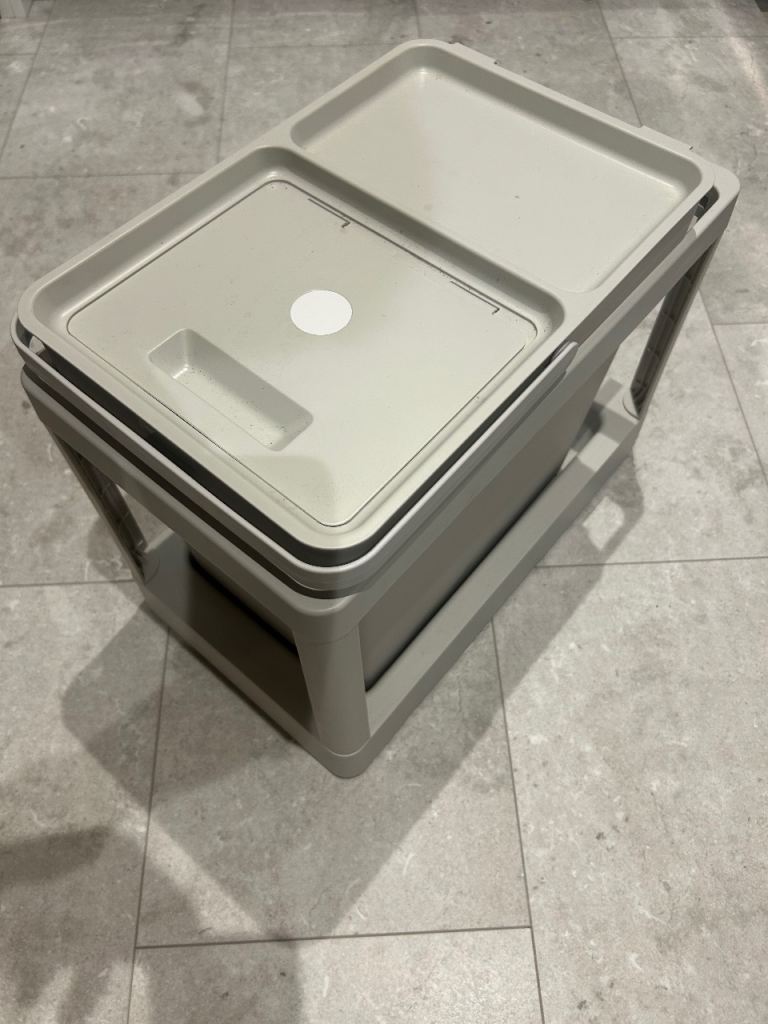 Kitchen Pull-Out Recycling Bin – Grey, Good Condition