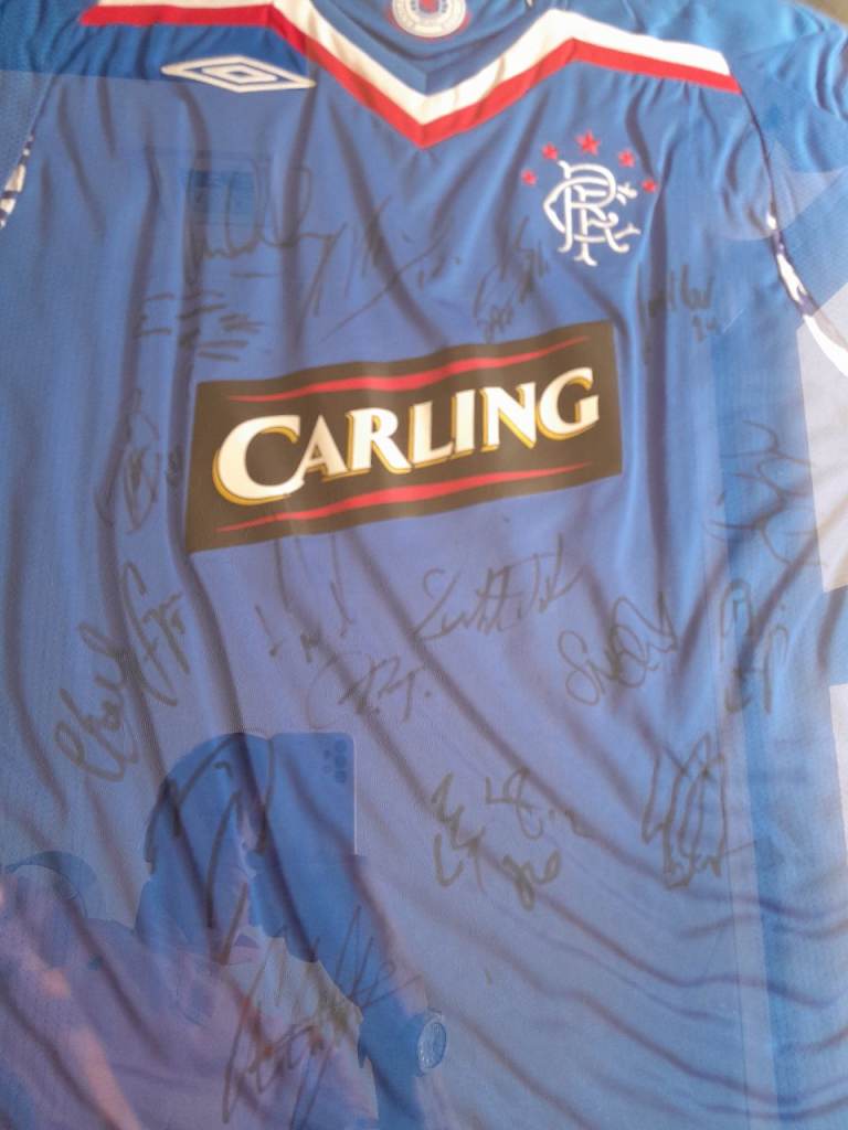 2008 uefa cup squad signed shirt 