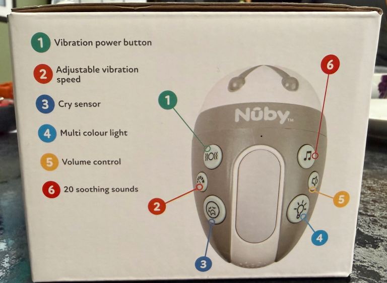 Nuby jitterbug pram rocker 