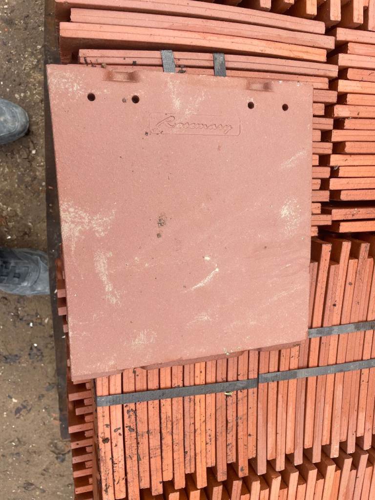 Brand New Rosemary Red Plain Clay Roof Tiles