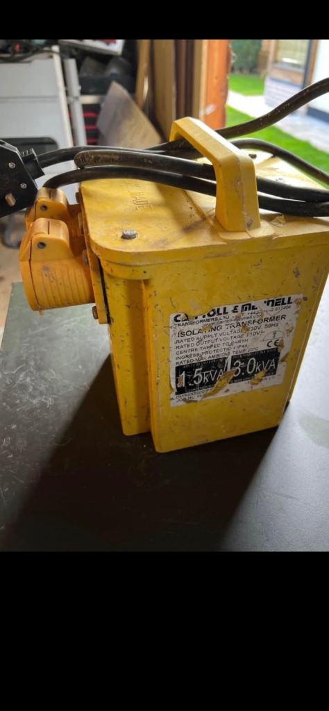 3.3KVA TRANSFORMER 110v 
