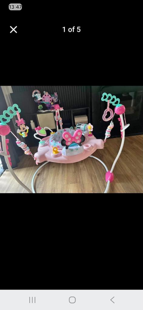Minnie Mouse Baby Bouncer Jumperoo – Good Condition
