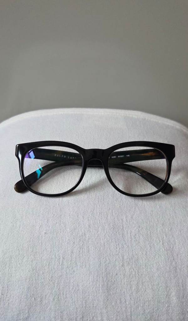 Ralph Lauren Tortoiseshell Optical Glasses Round Frame (Prescription Lenses will need changing)