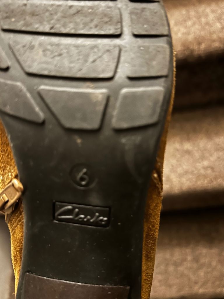 Clark’s suede boots 