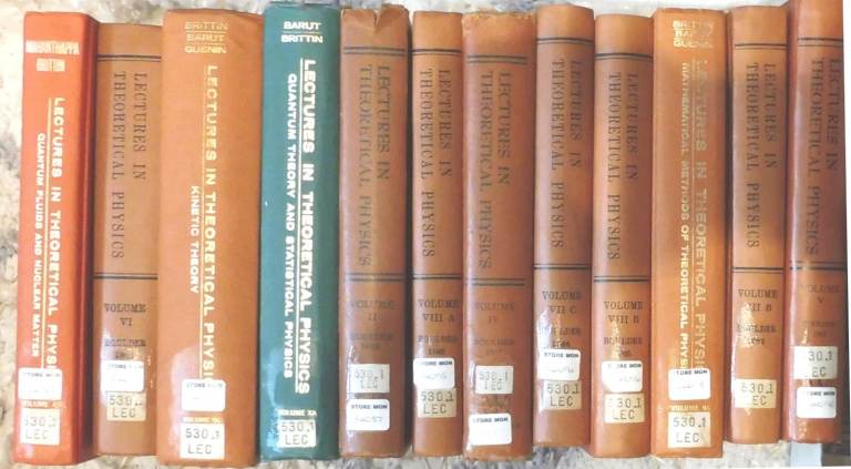 LECTURES IN THEORETICAL PHYSICS MID-60S 12 VOLS