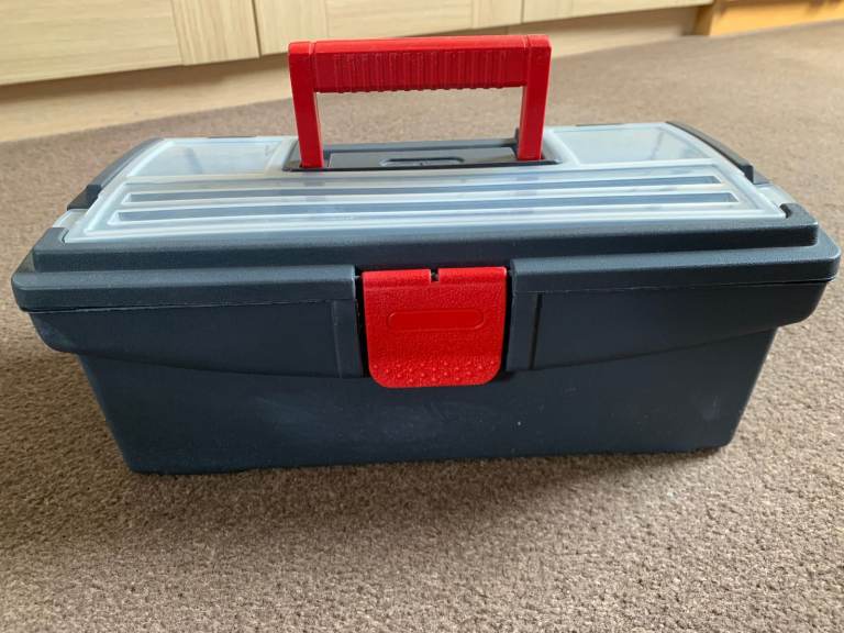 Small plastic toolbox