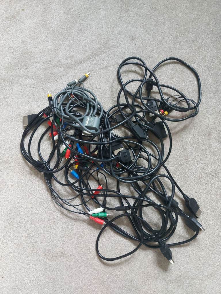 Various cables and connectors