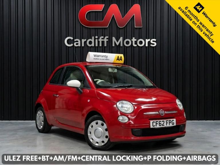 2012 Fiat 500 1.2 CULT DUALOGIC 3DR AUTO Hatchback Petrol Automatic