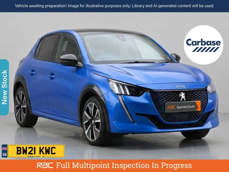 2021 Peugeot E-208 50kWh GT Hatchback 5dr Electric Auto (136 ps) Hatchback ELECTRIC Automatic