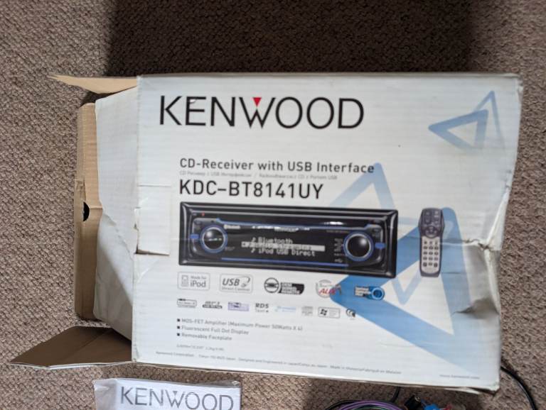 Kenwood Caravan radio Bluetooth and cd player