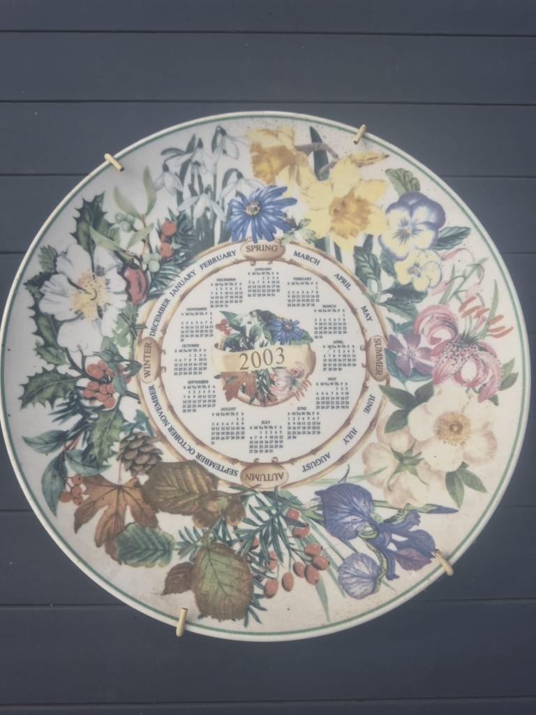 Wedgwood 2003 Calendar Plate - Daily Mail Commemorative