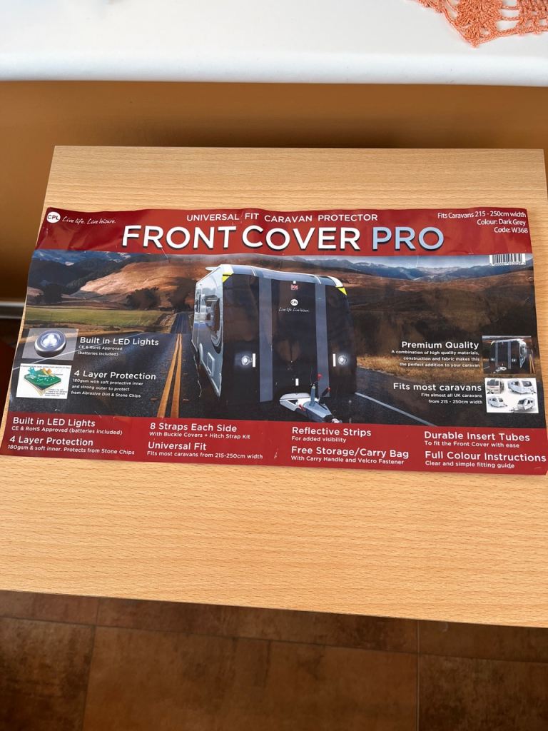 Front Cover Pro - Caravan Protector - Very good condition.  