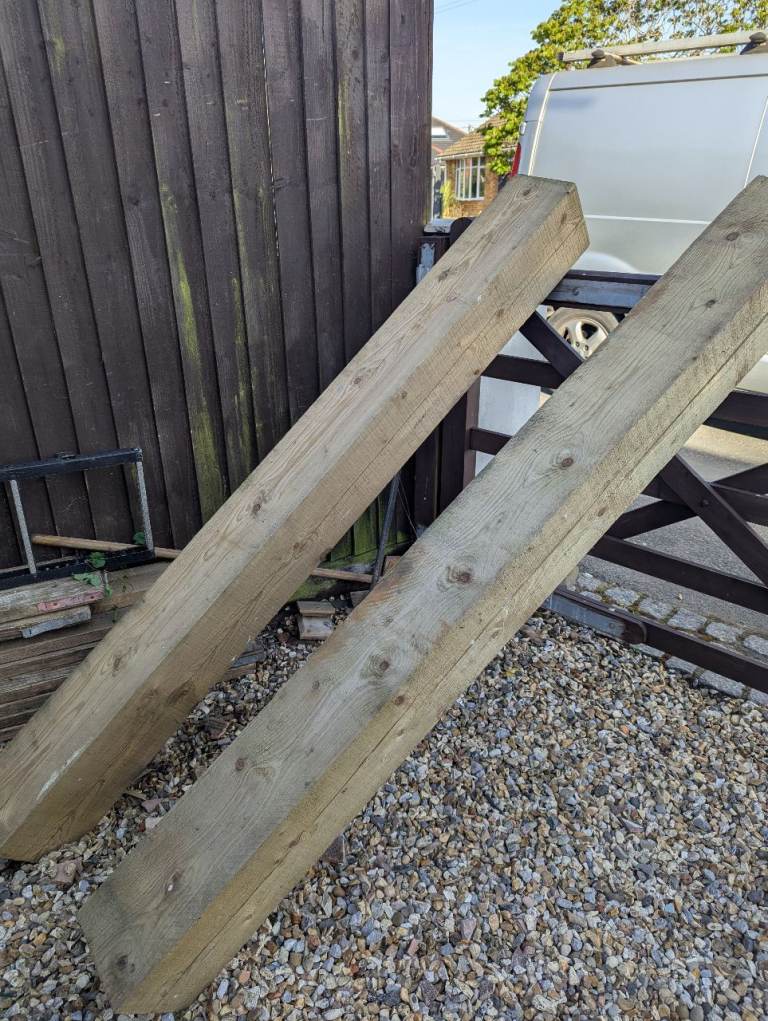 Wooden posts 