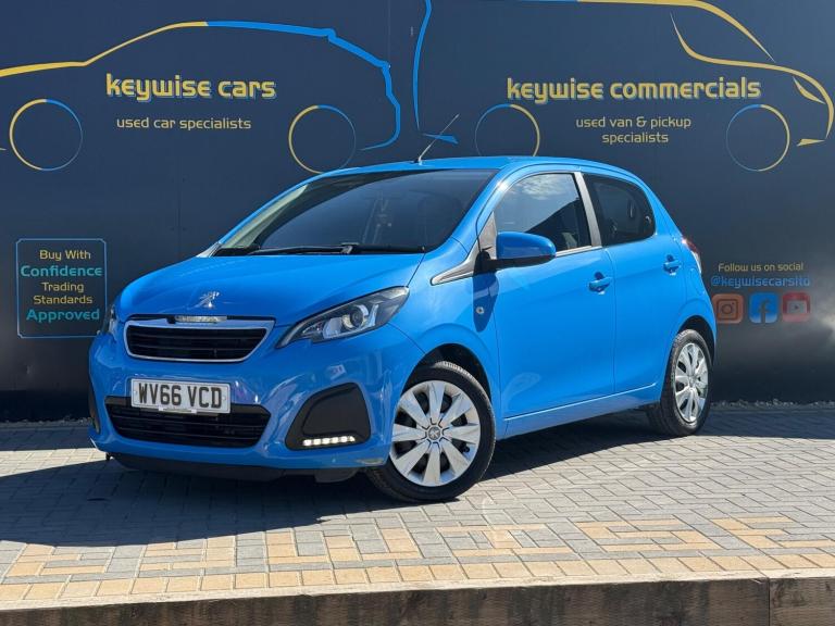 2016 Peugeot 108 1.0 Active 5dr 2-Tronic HATCHBACK PETROL Automatic