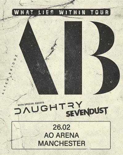 Alter bridge manchester