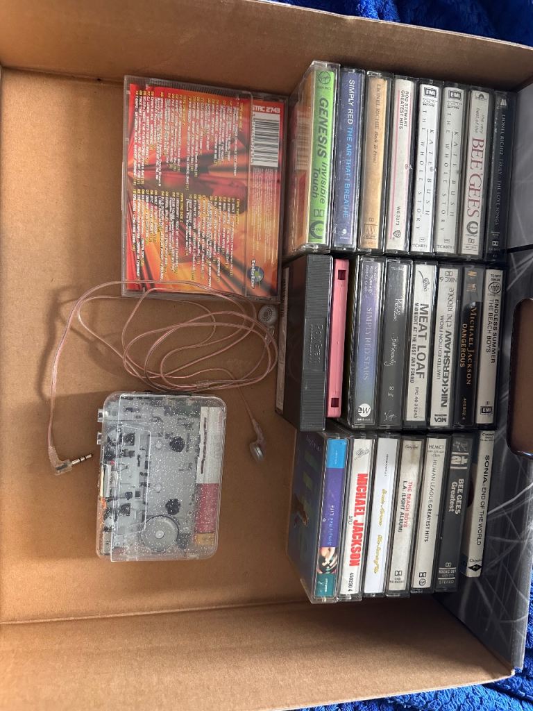 “Walkman style” Tape player and tapes