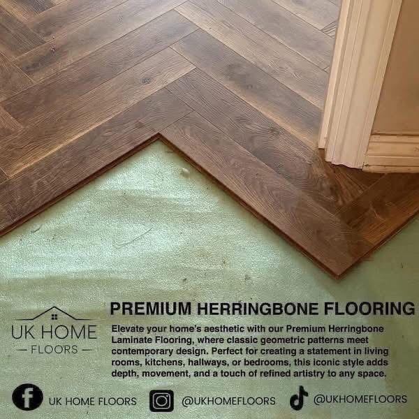 Low cost herringbone flooring 