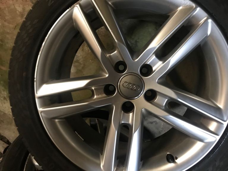 image for Audi A6 alloys and tyres. 