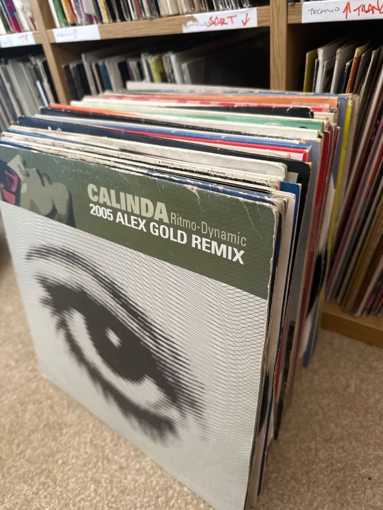 (price reduced due to no-shows) 75 12" dance music vinyl - house, rave, trance, progressive