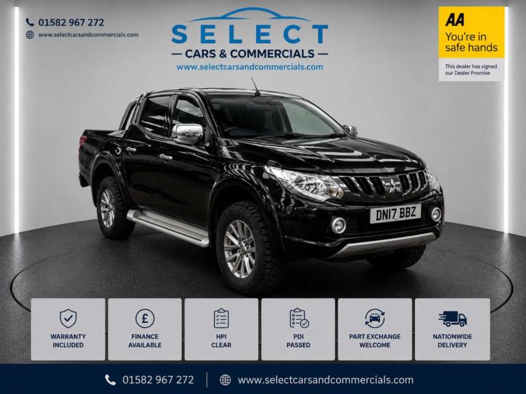 2017 Mitsubishi L200 Double Cab DI-D 178 Warrior 4WD PICK UP DIESEL Manual