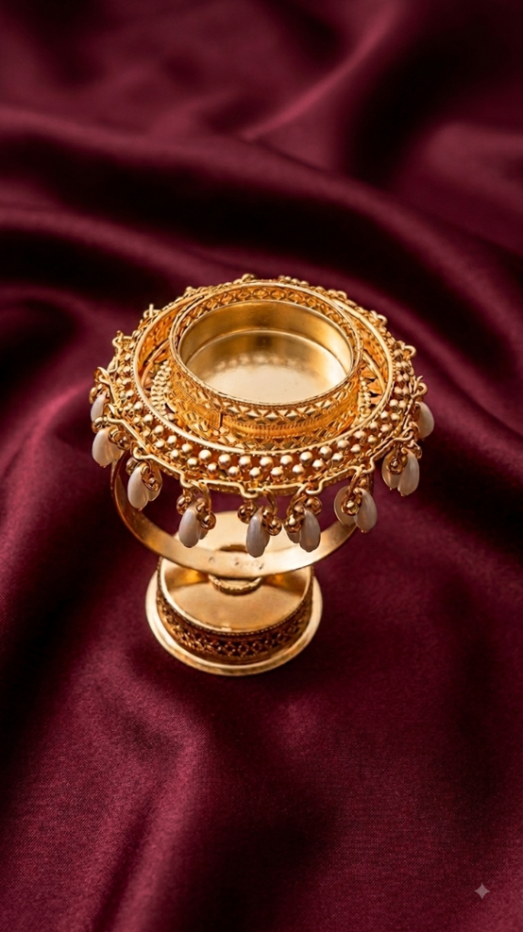 Decorative Gold Candle Holder