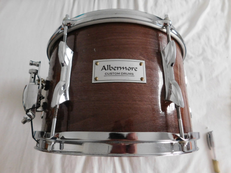 ALBERMORE CUSTOM DRUMS 12 X 8 POPCORN SNARE DRUM - PREMIER RESONATOR HYBRID.
