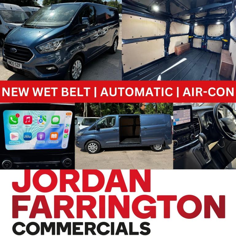 2020 FORD TRANSIT CUSTOM 2.0 300 LIMITED L2H1 * AUTOMATIC * NEW WET BELT FITTED