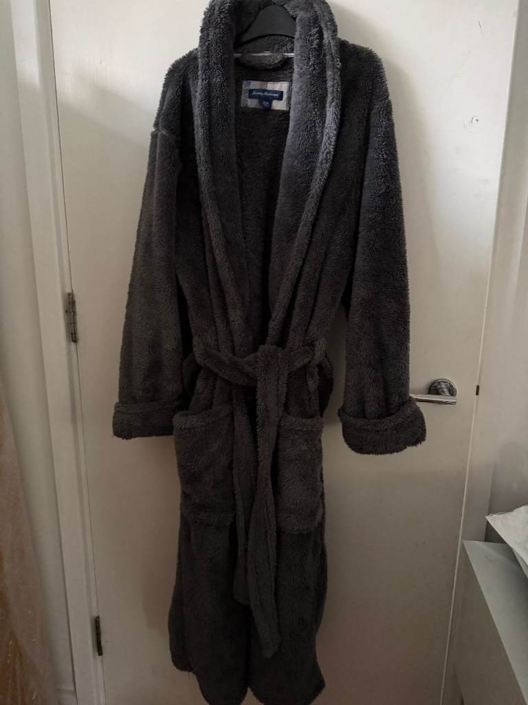Tommy Bahama Grey Dressing Gown bath rob - Size S/M