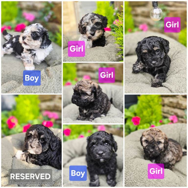 Lacasapoo Puppies - Ready to go 5th July