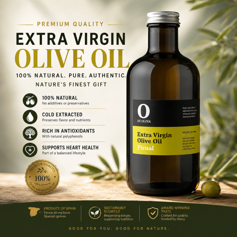 Extra Virgen Olive Oil Picual 0.5 l - O de Oliva