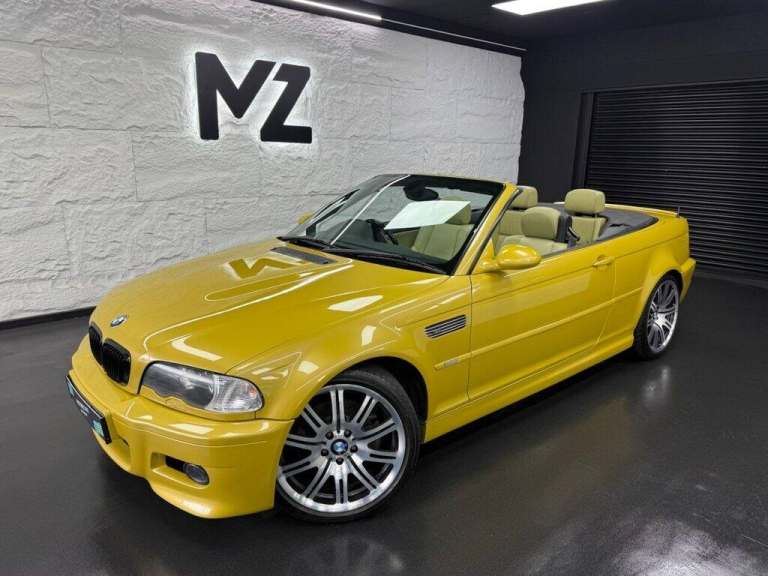 2003 BMW M3 M3 2dr SMG Auto CONVERTIBLE PETROL Automatic