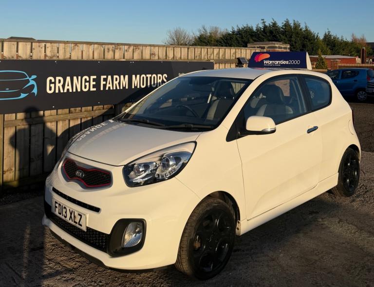 2013 Kia Picanto 1.25 White EcoDynamics 3dr HATCHBACK Petrol Manual
