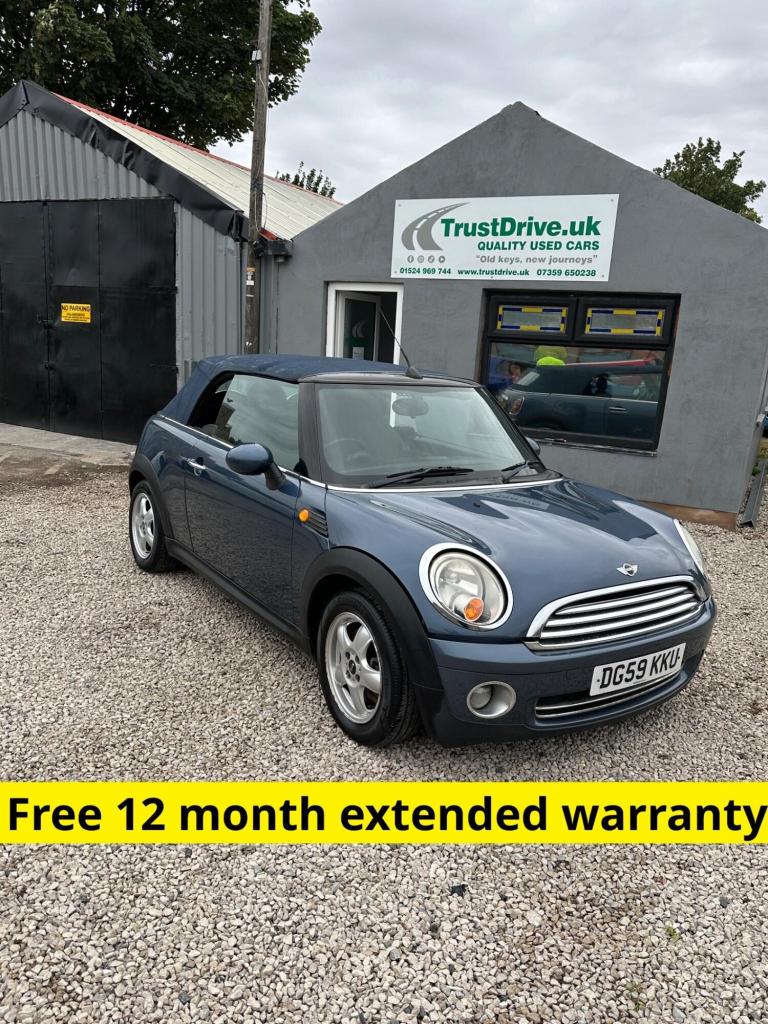 2009 MINI Convertible Cooper Convertible Petrol Manual