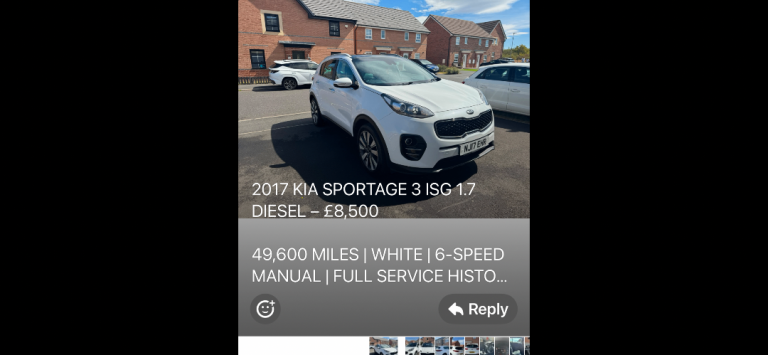 Kia, SPORTAGE, Estate, 2017, Manual, 1685 (cc), 5 doors
