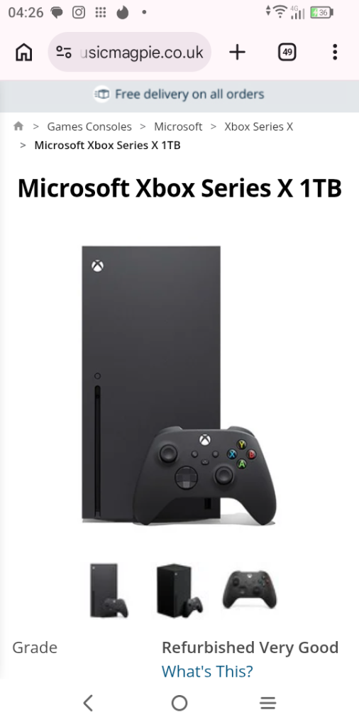 Xbox one x 