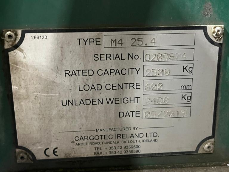 2015 MOFFETT M4 25.4 CRAB STEER