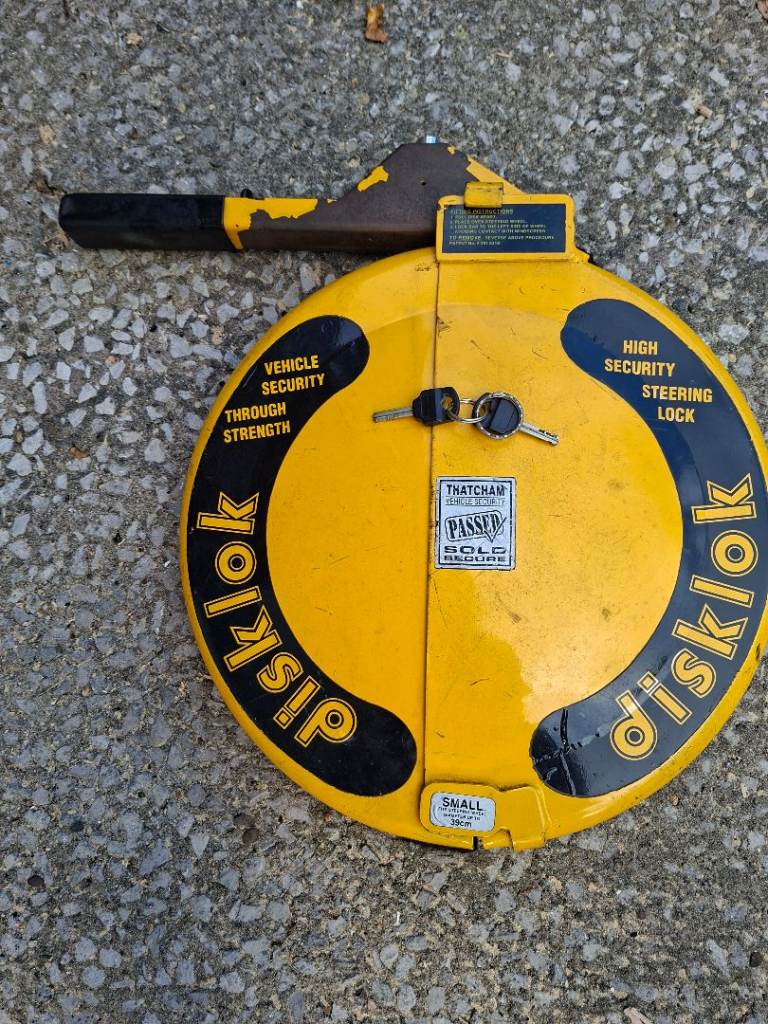 Disklok security steering wheel lock
