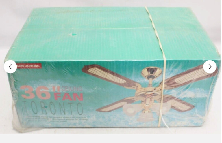 GIBSON LIGHTING 36 Inch Celing Fan Toronto Light
