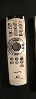 Genuine SANYO CXMJ Projector Remote Control PLCXU51 PLCSU50S PLCXU55A PLCXU25A