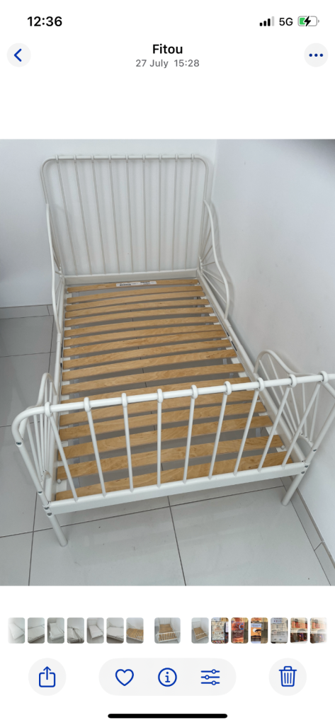 IKEA MINNEM child’s expandable bed