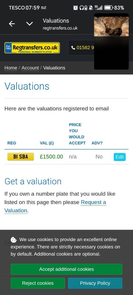Personal Number plate