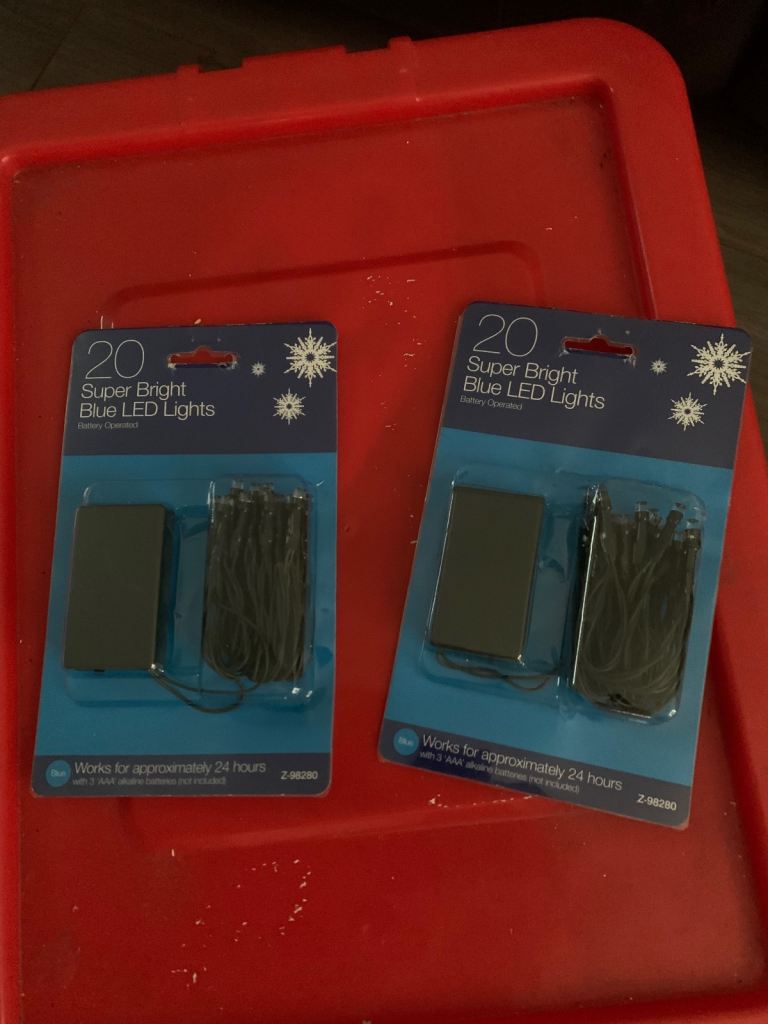 20 super bright Blue Led lights x 2 packs