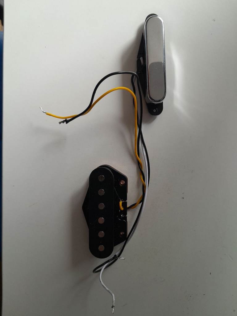 Pickups set and saddles for Telecaster