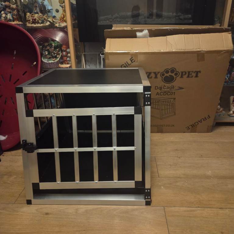 Aluminium Car Dog Cage by Cozy Pet Travel Puppy Crate Pet Carrier Transport