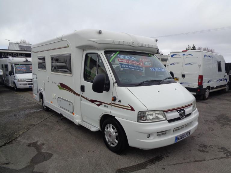 Autocruise Starlet 11 2 Berth Peugeot Boxer DIESEL MANUAL 2005
