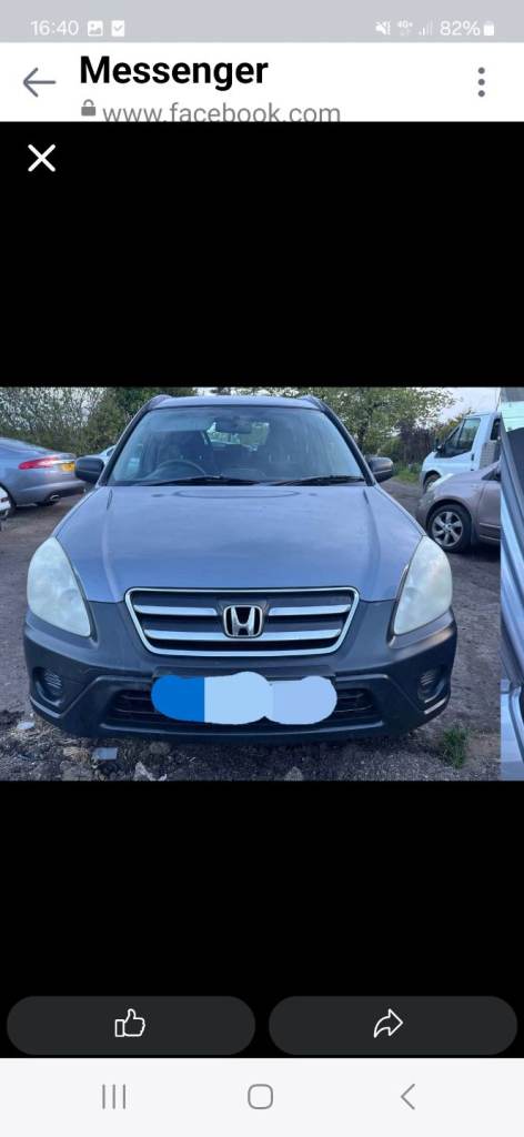 Honda, CR-V, Estate, 2006, Manual, 1998 (cc), 5 doors
