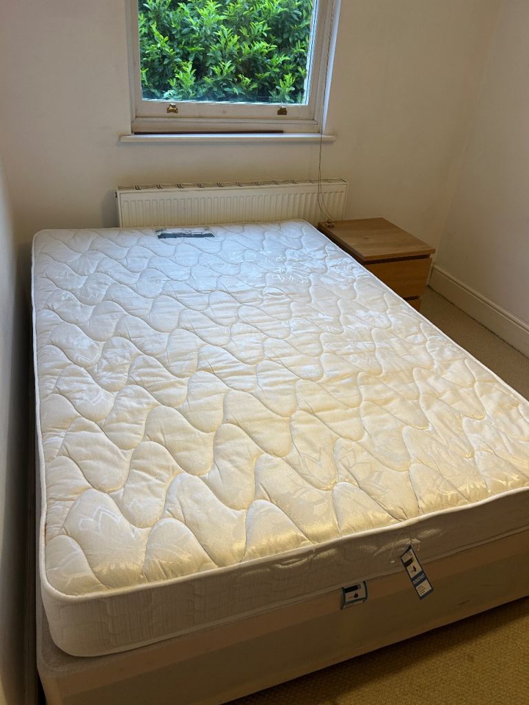 Double Bed - base & mattress
