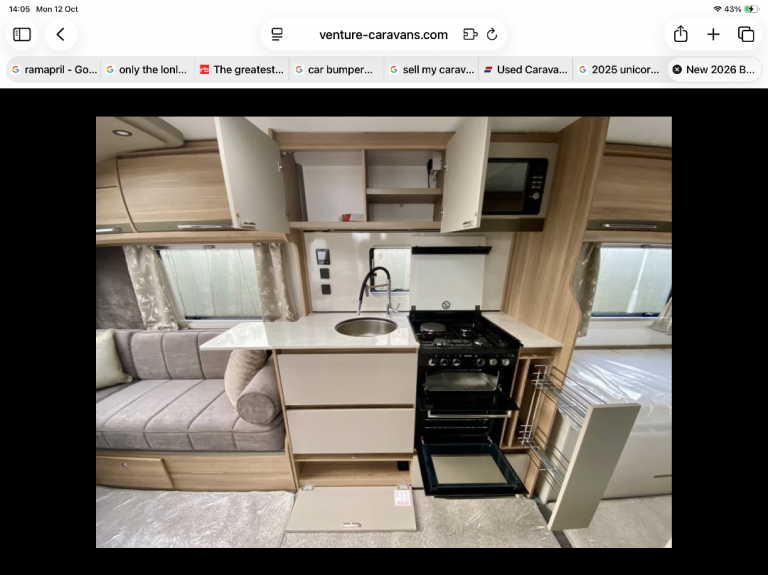 Top of the range Bailey unicorn Cadiz delux 2025 full service