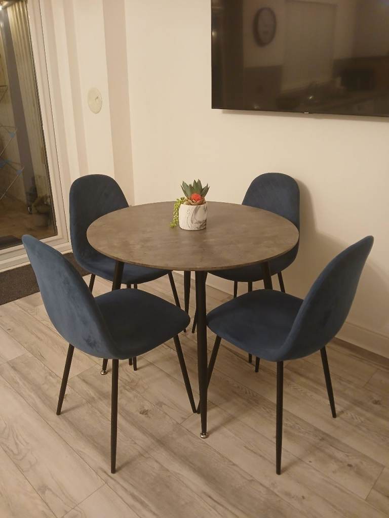 Dining table and chairs