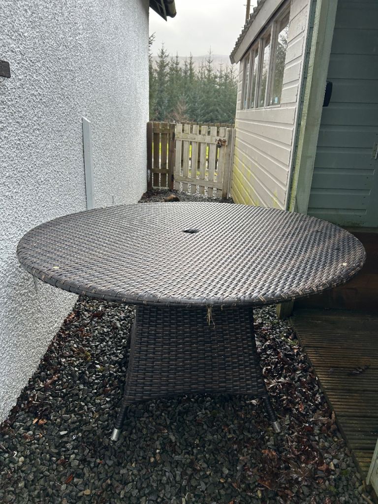 Garden table and chairs
